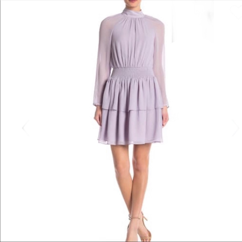 Rebecca Minkoff Zaykee Smocked Ruffled Mini Dress